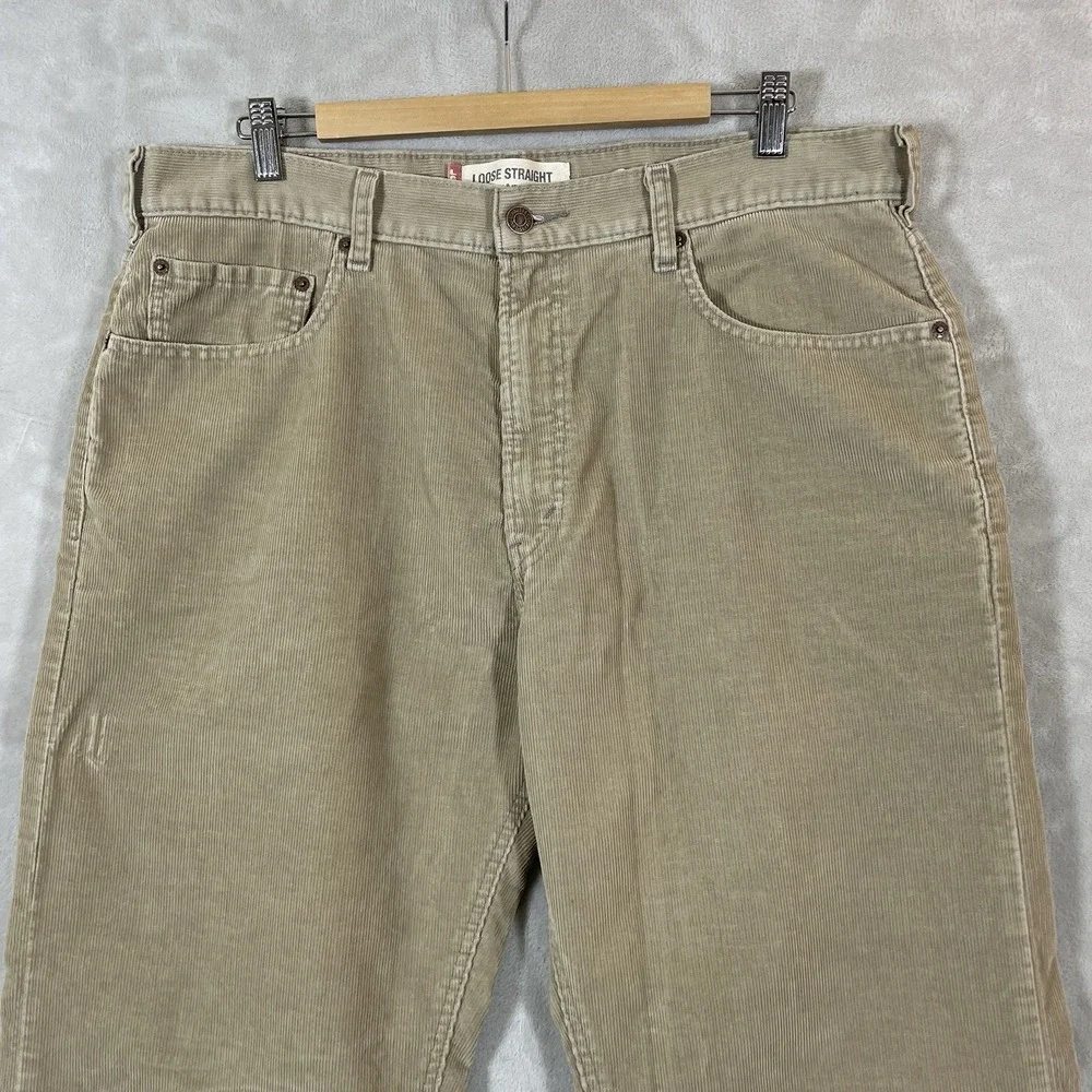 VTG Levis 569 Corduroy Pants Mens 36x32 Baggy Y2K Skater 2000s Loose Straight